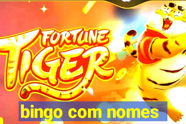 bingo com nomes